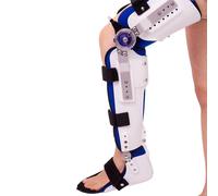 OXFUZZ Knee Brace, Knee Ankle Foot Orthosis KAFO Brace Fixed Stiff Thigh Knee Joint Ankle Foot Spport and Ankle Fixator - Universal Size