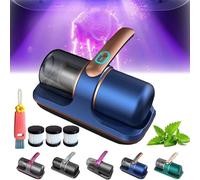 OXFUZZ Mattress Vacuum, UV Deep Cleaning Mattress Vacuum - Corded, for Sofas, Pet Hair, Carpets (Blue)