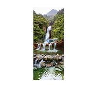 oxiang Door Stickers For Interior Doors 3d Landscape Self-Adhesive Mural Home Decoration Wall Sticker Art Sticker Bedroom Living Room Removable Poster-77x200cm
