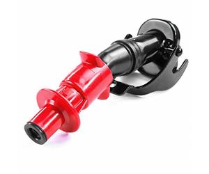 Oxid7 Smart Spout Spout with Safety Filling System and Automatic Closure for Metal Petrol Can Fuel Canister - Black/Red - Made of Metal - Suitable for 5, 10, 20 L Metal Canisters