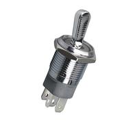 Oxidized Sturdy Metal Two Way Toggle Switches With LED Light For Craft Projects And Electronic Devices Multiple Position Toggle Switches