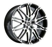 Oxigin 14 Oxrock 10.00 x 22 Offset 45 Bolt Pattern 5.00 x 108.00 Centre Bore 72.60 OXVIERZEHN1022F45BFP, Black Full Polish