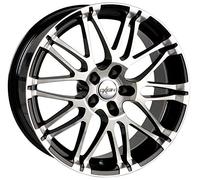 Oxigin 14 Oxrock 11.00 x 20 Offset 50 Bolt Pattern 5.00 x 112.00 Centre Bore 72.60 OXVIERZEHN1120H50BFP, Black Full Polish