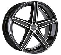 Oxigin 18 Concave 7.50 x 17 Offset 40 Bolt Pattern 5.00 x 105.00 Centre Bore 56.60 OXACHTZEHN7517N40BFPHD, Black Full Polish