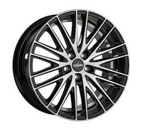 Oxigin 19 Oxspoke 7.50 x 17 Offset 45 Bolt Pattern 5.00 x 120.00 Centre Bore 72.60 OXNEUNZEHN7517K45BFPHD, Black Full Polish