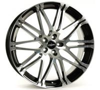 Oxigin - Mattig oxvierzehn8519 K115bfp 14 OXROCK, 8.5 x 19 ET15, Aluminium 5 x 120 Black Complete TÜV Certificate Note T = Parts TÜV Polished (White Confirm The Cultivation)