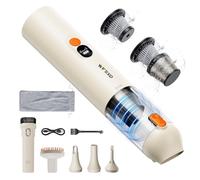 OXILAM Cordless Handheld Vacuum Cleaner, 4 in 1, Portable Cordless with 14000Pa Strong Suction, Multi-Nozzles, Cordless Vacuum Cleaner, Small Hand Vacuums for Home, Pet,