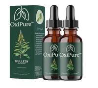 OxiPure Lung Cleansing Drops,MulleinLeaf Liquid Drops,Drop for Lung Cleanse 60ML (2PCS)