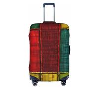 OXKGHHO African Style Patchwork Print Suitcase Protector With Unique,Fits 18-32 Inch Luggage,For Travel And Business Trips, White, S