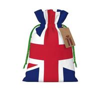 OXKGHHO British Flag Print Gift Bag,Drawstring Pouch Christmas For Small Gifts,For Jewelry And Party Favors