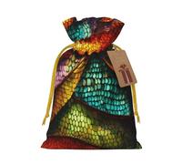 OXKGHHO Magical Pattern Print Gift Bag,Drawstring Pouch Christmas For Small Gifts,For Jewelry And Party Favors