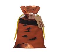 OXKGHHO Mars Planet Print Gift Bag,Drawstring Pouch Christmas For Small Gifts,For Jewelry And Party Favors
