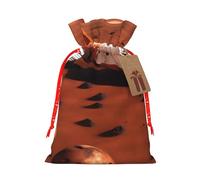 OXKGHHO Mars Planet Print Gift Bag,Drawstring Pouch Christmas For Small Gifts,For Jewelry And Party Favors
