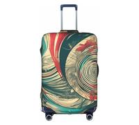 OXKGHHO Not All Who Wander Are Lost Print Suitcase Protector With Unique,Fits 18-32 Inch Luggage,For Travel And Business Trips, White, S