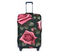 OXKGHHO Rose Skull Eyes Print Suitcase Protector With Unique,Fits 18-32 Inch Luggage,For Travel And Business Trips, White, M