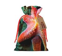 OXKGHHO Sea Starfish Print Gift Bag,Drawstring Pouch Christmas For Small Gifts,For Jewelry And Party Favors