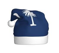 OXKGHHO South Carolina Flag Print Unique Santa Hat For Christmas Decorations,For Holiday Parties And Festive Events