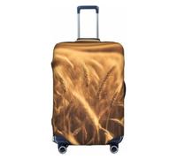 OXKGHHO Wheat Field Print Suitcase Protector With Unique,Fits 18-32 Inch Luggage,For Travel And Business Trips, White, M