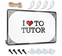 OXKM Bar Signs For Home Bar Wall I Love To Tutor Tin Sign Personalized Bar Signs Funny Signs For Bedroom(20X30CM)