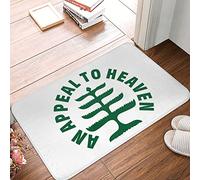 OXKM Beer Decor Aesthetic Floor Mat - An Appeal To Heaven Water Absorbent Low Profile Non Slip Shower For Entrance Outdoor(50X80CM)