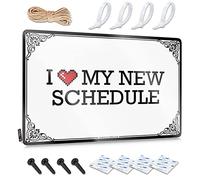 OXKM Beer Signs For Man Cave I Love My New Schedule Tin Sign Tin Metal Sign Coffee Tin Sign(20X30CM)