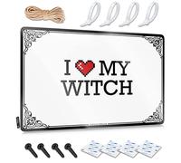 OXKM Garage Accessories For Man Cave I Love My Witch Tin Sign Outdoor Bar Signs Funny Alcohol Signs(30X40CM)