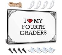 OXKM Outdoor Bar Decor I Love My Fourth Graders Tin Sign Funny Sign Decor Garage Tin Sign(30X40CM)