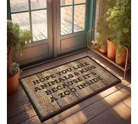 OXKM Sink Kitchen Sink Area Rug Shoe Tray Durable Construction & Shag Area Luxurious Touch | Outdoor Door Mats For Front Door Hope You Like Animals And Kids(65X90CM)