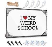 OXKM Tin Sign Wall Decor I Love My Weird School Tin Sign Home Bar Metal Signs In Home Bar Signs(30X40CM)