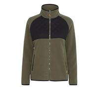 OXMO OXMalin Women's Fleece Jacket with Stand-Up Collar, Dusty Olive (180515), S