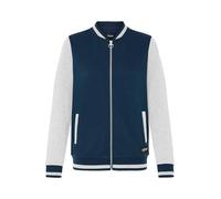 OXMO OXOnana Women's Sweat Jacket Cardigan Sweatshirt Jacket Cotton Blend Regular Fit, Insignia Blue (194010)., S