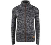 Oxmo Phenix Women's Cardigan Chunky Knit Jacket, Size:M, Colour:Black (799000)