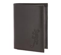 oxmox Leather RFID Protect Kombibörse Lizard Embossed Brown