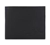oxmox Leather Wallet RFID protection Leather 12 cm black