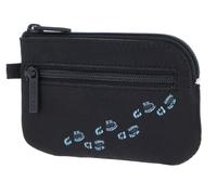 oxmox New Cryptan Keyholder Footsteps Print Cyan Black