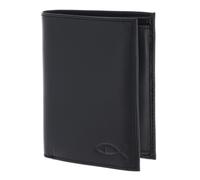 oxmox purse Leather RFID Protect Freedom Fish Embossed Black