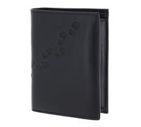 Oxmox Purse Leather RFID Protect Kombibörse Footsteps 2.0 Embossed Black