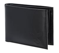 Oxmox Purse Leather RFID Protect Pocketbörse Freedom Pigeon Embossed Black