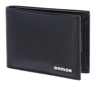 Oxmox Purse Leather RFID Protect Pocketbörse Pure 2.0 Metal Square Black