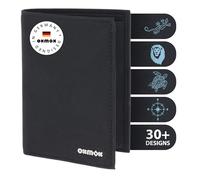 Oxmox Purse New Cryptan RFID Protect Kombibörse Pure 2.0 Metal Square Black