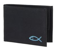 Oxmox Purse New Cryptan RFID Protect Pocketbörse Freedom Fish Print Cyan Black