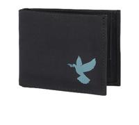 Oxmox Purse New Cryptan RFID Protect Pocketbörse Freedom Pigeon Print Cyan Black