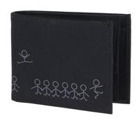 Oxmox Purse New Cryptan RFID Protect Pocketbörse Jumping Jack 2.0 Print Grey Black