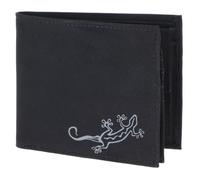 Oxmox Purse New Cryptan RFID Protect Querscheinbörse Lizard Print Grey Black