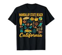 Oxnard Beach Park California Beach Vacation Coastal Life T-Shirt