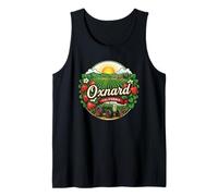 Oxnard California Strawberry Farm Vintage Graphic Design Tank Top