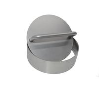 Oxnfeia Burger Press Stainless Steel 2-Piece Set - Hamburger Press Ideal for Evenly Shaped Patties and Barbecue Enjoyment - Sustainable, Dishwasher Safe & Rustproof, Diameter 11 cm