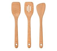 OXO Wooden Spoon Set 11157300 – Set of 3 Brown Wood, 31.5×6.5×2 cm
