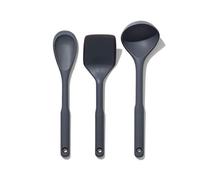 OXO 11303200 Good Grips 3-Piece Silicone Utensil Set, Gray