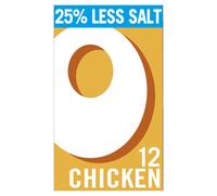 OXO 12 Reduced Salt Big Flavour Chicken Stock Cubes, 71 g (Pack of 1)